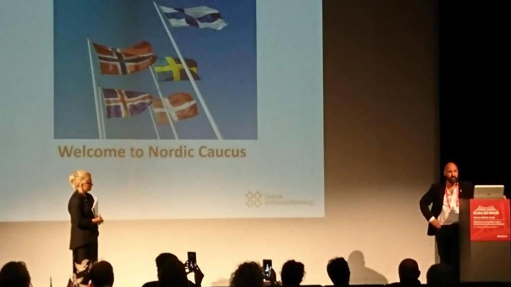Første sesjon jeg var med på var Caucus Nordic Countries lørdag 19. august.