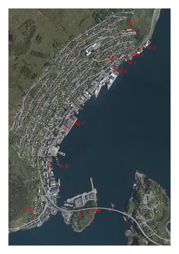 Sted: Måløy Vei nr Lengde meter Oppfyller krav til kommunal overtagelse ja/nei Vei nr Lengde meter Oppfyller krav til