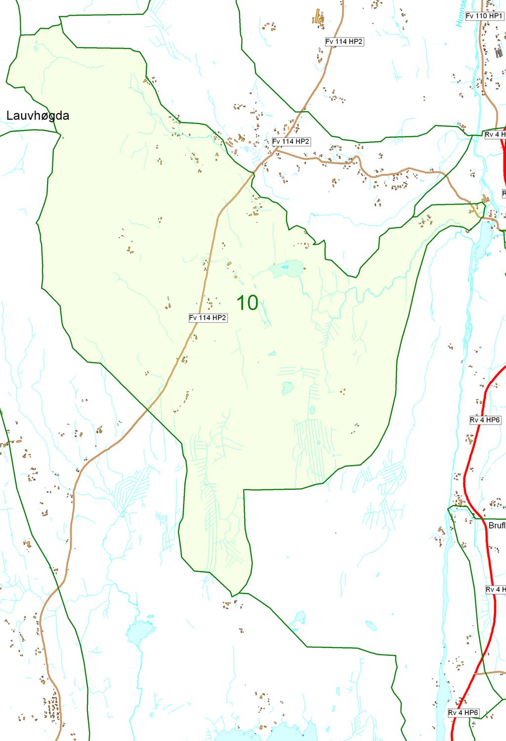 Nedbørsfelt 10: Veglengde parsellen/ Vegstrekning i m år Fv 114 - Hp 2 2470 1022 507,34 3 861,60 7 692,07 24,70 304,80 229,71 0,54 4 696,95 38,04 Fv 123 - Hp 1 167 658 22,30 169,71 338,05