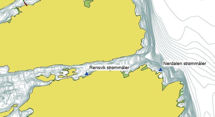 Strømmålinger Rensvik og Nerdalen Oppdragsnr.: 5120258 Dokument nr.: 03 Revisjon: J03 2 Metode Det er gjennomført strømningsmålinger på to stasjoner i Kristiansund ved sommer og vinterbetingelser.