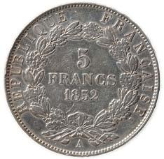 France: 5 Francs 1852