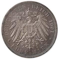3 Proof 1 400,- 716 Germany: 5 Pfennig 1876 A.
