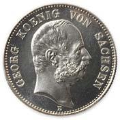 3 Proof 900,- 718 Germany: 5 Pfennig 1899. KM.