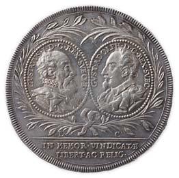 1 Dukat/medalje 1715. Stralsund Hild.