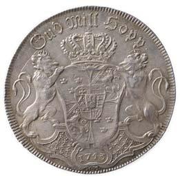 85 898 Sweden: 1 Riksdaler 1727. SM.
