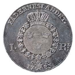 48 01 1 500,- 937 938 937 Sweden: 1 Riksdaler 1782. SM.