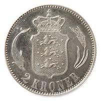 775 Proof 1 300,- 527 Denmark: 20 Kroner