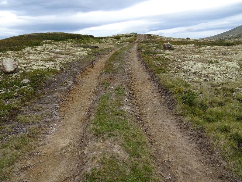 Pkt 15 17. Tørr strekning med god bæreevne i underbygningen.