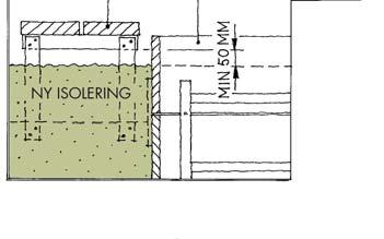 Til sammen bør isolasjonssjiktet bli ca.