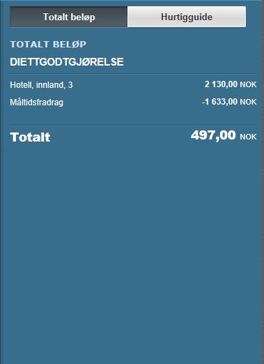 «Nattillegg» gjeld bare ved val av overnattingstypane: «hybel/brakke» og «privat