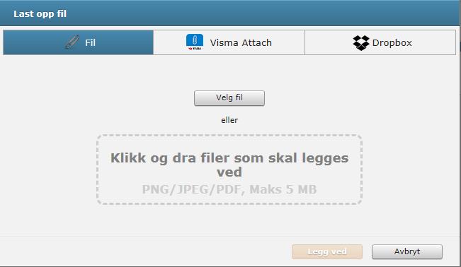 Dersom du har skanna inn vedlegga til datamaskina