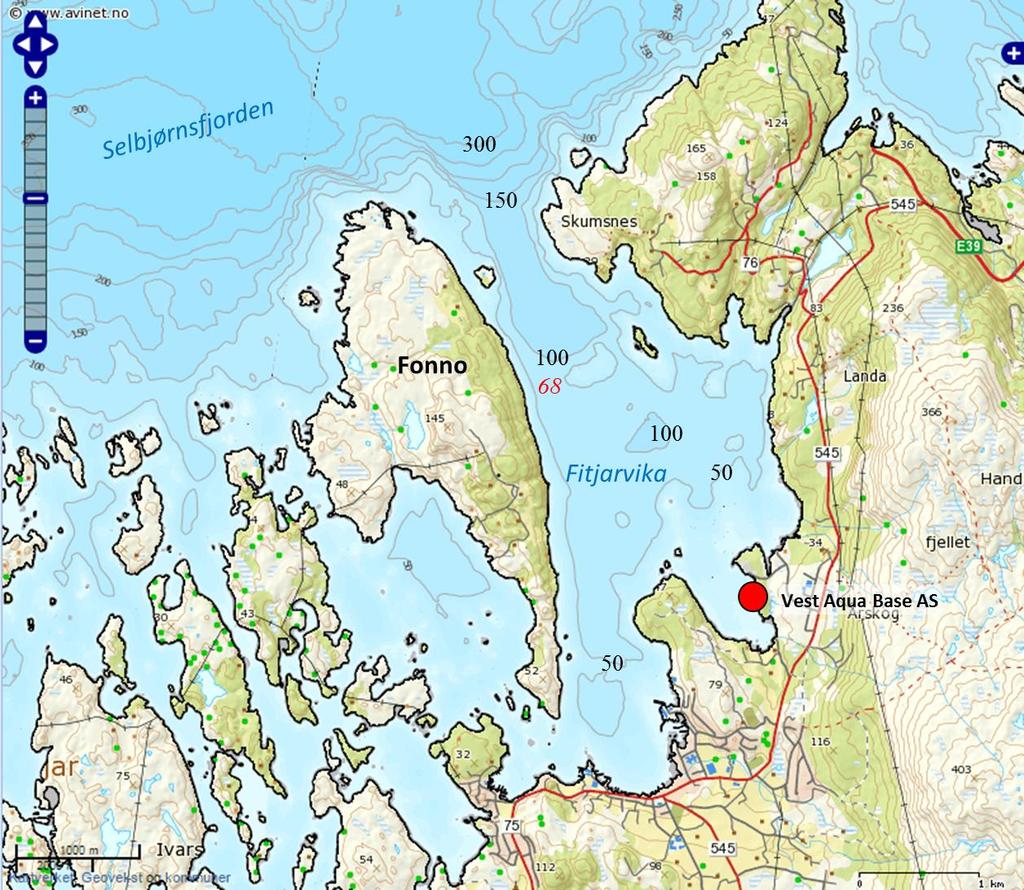 OMRÅDE- OG LOKALITETSBESKRIVELSE Vest Aqua Base AS har utslipp til sjø i Breidvika utenfor Årskog (figur 2).