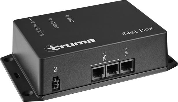 ønsket temperatur oppnås i kjøretøyet. Kan utvides med Truma inet Box, slik at alle TIN-Bus-kompatible Truma-apparater også kan styres via Truma App.