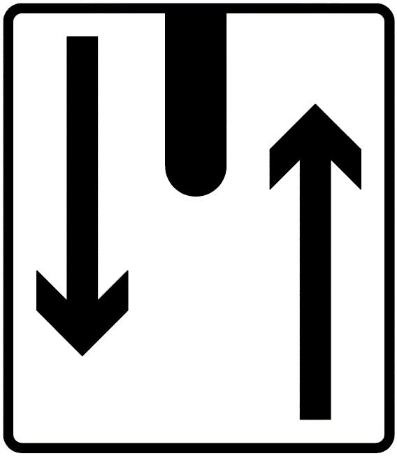 Skiltet skal ikke brukes for å angi antall kjørefelt og bruken av disse foran vegkryss - jf. skilt 707 Kjørefeltorienteringstavle.