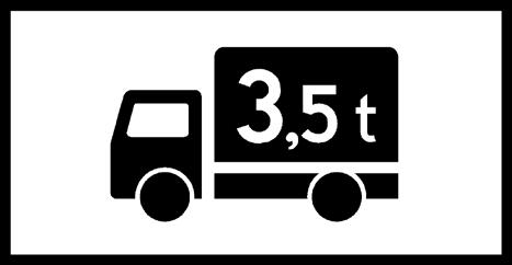 Symbol på underskilt til skilt 552 Parkering betyr at parkeringen er reservert vedkommende kjøretøy- eller trafikantgruppe.