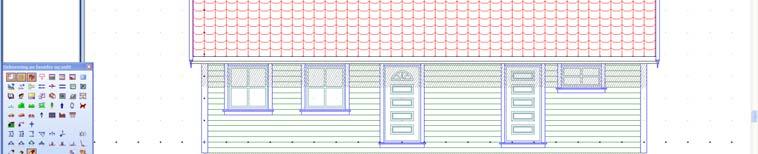 Fasadebildet blir linjeskjult og automatisk hentet til dekortegningen - uten å gå veien om tegningslisten.