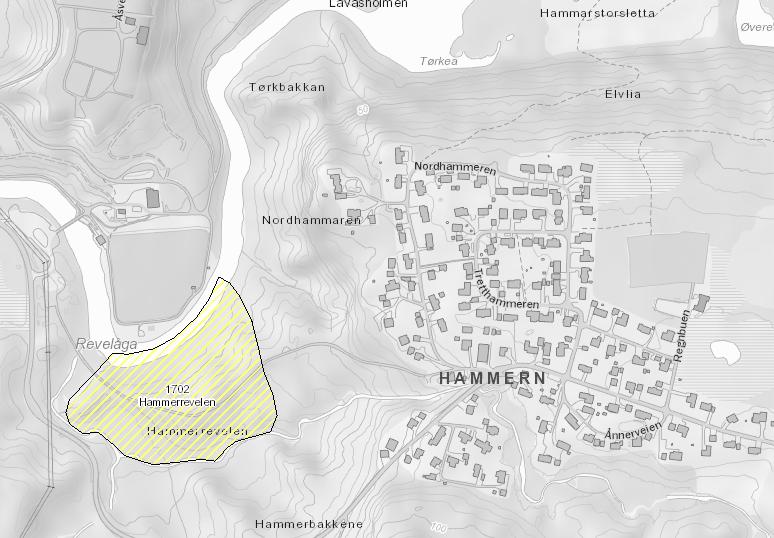 Hammeren boligfelt, Mo i Rana Grunnundersøkelser geoteknikk multiconsult.no 3 Terreng- og grunnforhold Figur 3-2: Kart over kvikkleiresoner (kilde: www.skrednett.no). 3.4 Grunnforhold - løsmasser Resultatene fra utførte sonderinger antyder et topplag på rundt 1-2,5 meter.