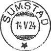 SUMSTAD SUMSTAD brevhus, i Roan herred, ble opprettet 15.02.1912. Brevhuset SUMSTAD ble lagt ned 31.12.1915. Poståpneriet SUMSTAD ble opprettet 01.01.1916.