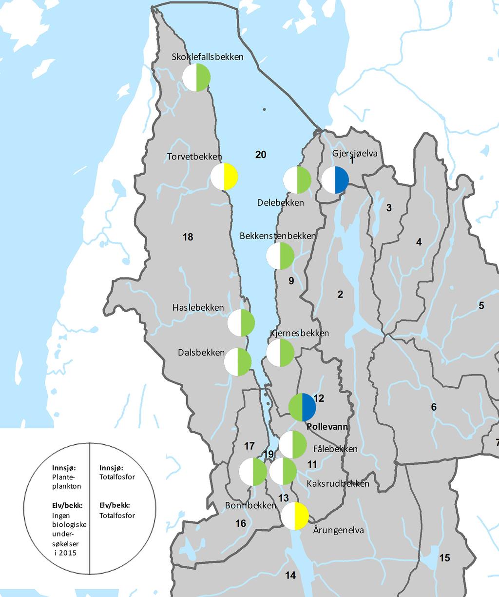 Giftproduserende blågrønnbakterier kan transporteres fra Årungen via Årungenelva til Bunnefjorden. Dette kan påvirke badevannskvaliteten i Bunnefjorden.