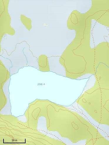 4.37 Svarttjønna ved Aunkammen Det foreligger dårlig datagrunnlag fra lokaliteten. Opplysningene stammer fra to besøk, henholdsvis 8. mai og 20. juni 2016. Det er registrert en art vannfugl (jfr.