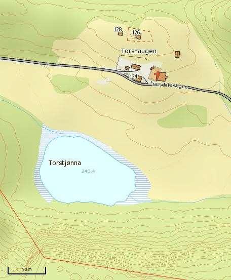 4.42 Torstjønna Det foreligger dårlig datagrunnlag fra lokaliteten. Opplysningene stammer fra kun to besøk ved lokaliteten, henholdsvis 16. mai og 17. juni 2016.