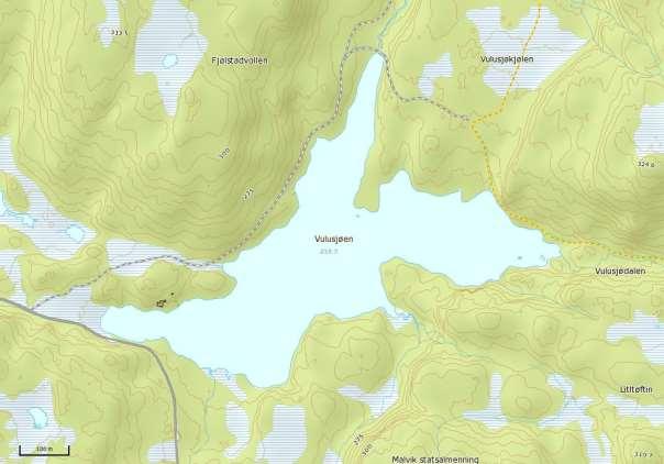 4.48 Vulusjøen Det foreligger relativt dårlig datagrunnlag over vannfuglforekomstene i Vulusjøen. Samlet foreligger det data på vannfugl fra til sammen seks besøk.