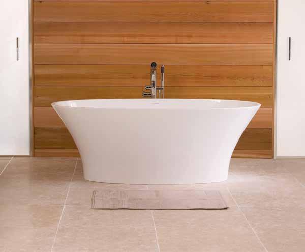 Moderne badekar er bestillingsvare. Amalfi servant 55x34 Art. nr.