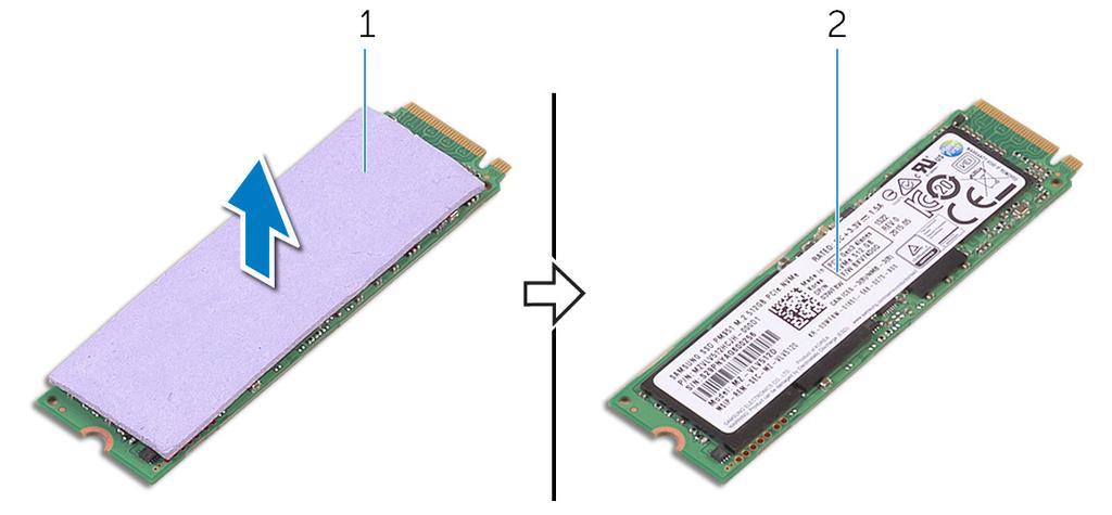 3 Trekk den termiske puten av SSD-disken. Figur 12.