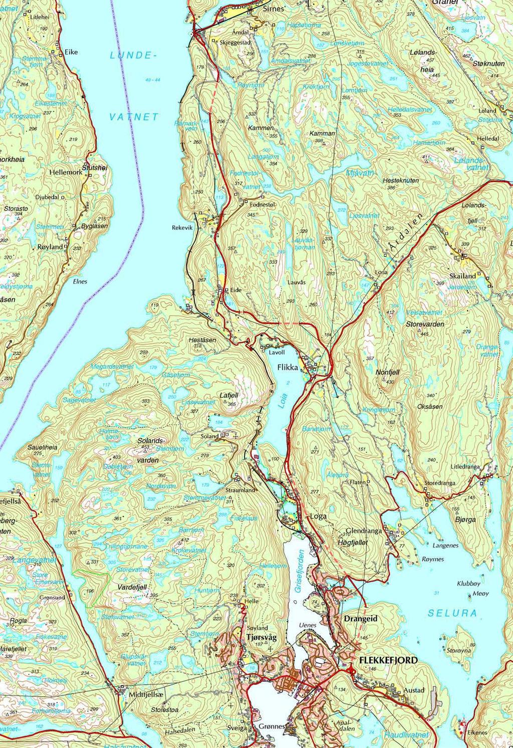 Eietunnelen, Flekkefjord i Vest-Agder E39/Hp17/km 2,020-2,090