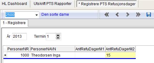 Velg hvilken båt og ansatt det gjelder, og legg inn antall dager med sykefravær utover arbeidsgiverperioden for hver enkelt måned i terminen du innrapporterer for. Xml-fil som dannes i Lønn 5.