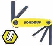 BONDHUS TORX FOLDESETT 9-40. UNBRAKO Meget sterkt håndtak i kompositmateriale.