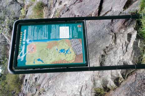 Informasjon og merking langs stier og turveier Ved inngangen til løypenett er det viktig med kart og