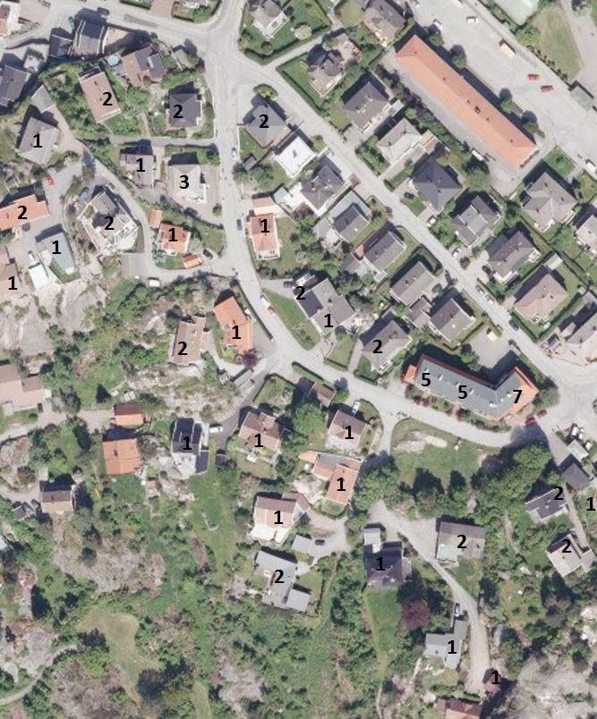 Oversikt over boenheter i Kuholmsveien Plan-, bygg- og oppmålingsetatens anbefaler at