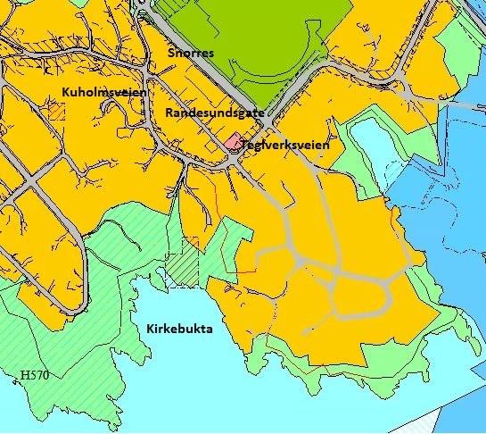 PLANPROSESSEN Gjeldende planer Kommuneplanen I kommuneplanen fra 22. juni 2011, er arealformål definert som «Bebyggelse og anlegg».
