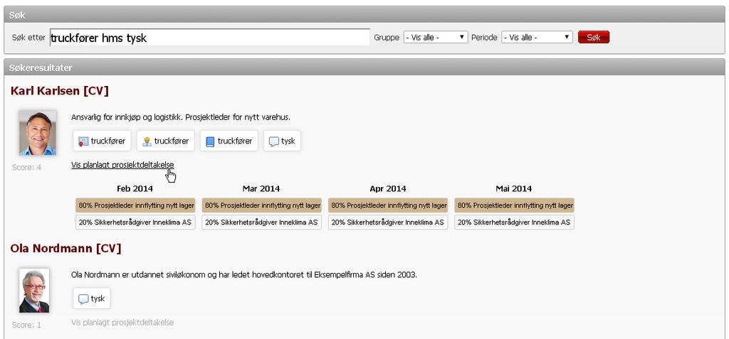 CV-søk Vår programvare er så enkel å bruke at du rett og slett kan google kompetansen i din virksomhet.