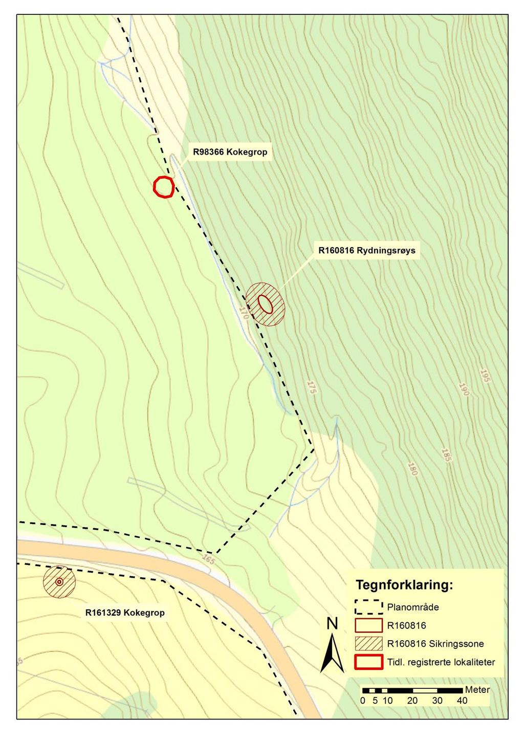 R160816 Rydningsrøyslokalitet fra senmiddelalder, gbnr 55/2