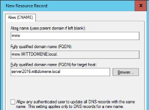 sone To typer soner på en DNS Server Forward Lookup Zones Reverse Lookup Zones Dynamisk oppdatering av DNS DNS databasen i Windows kan oppdateres automatisk fra andre programmer