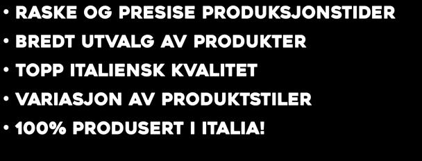 kvalitet, service og en trygg sammarbeidspartner.