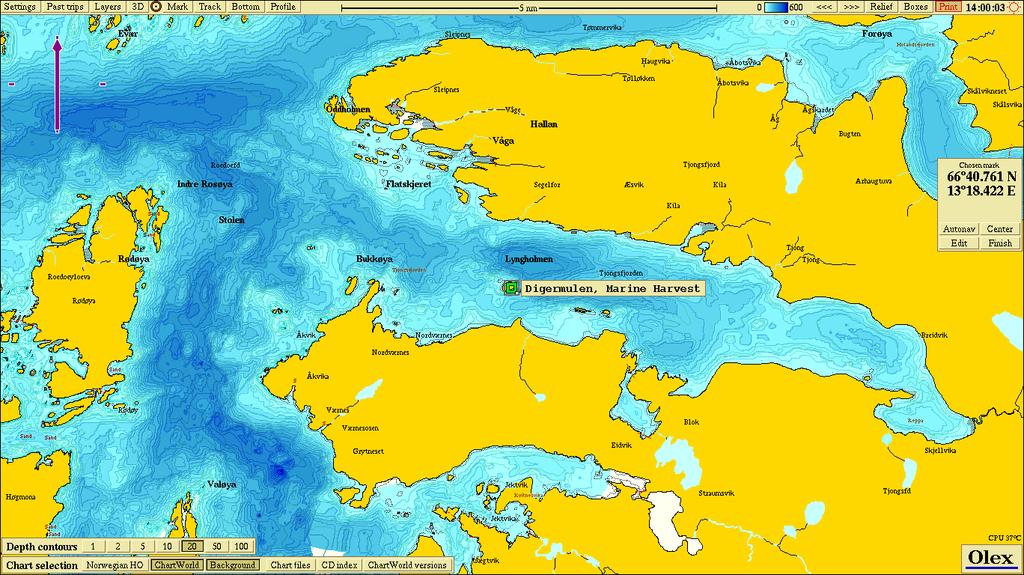 3. Opplysninger om undersøkelsen Oppdragsgiver Oppdragsgiver Kontaktperson Ansvarlig felt Adresse Oppdrag Marine Harvest Norway AS Are A.