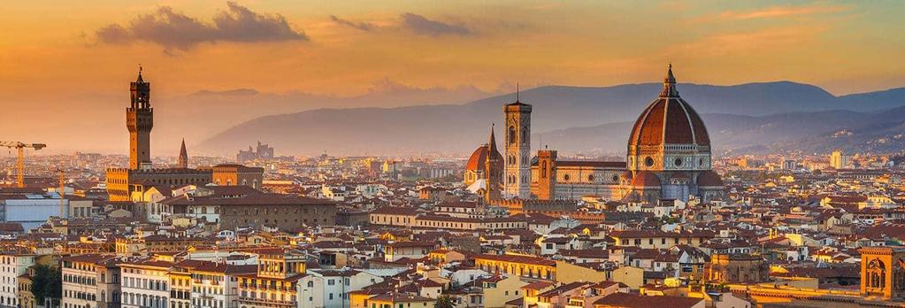 Mulighet for ekstra utflukt til Firenze (F) Bli med til byen Firenze, den største perlen i selve Toscana og renessansens skattekammer, og få med deg høydepunkter fra byen.