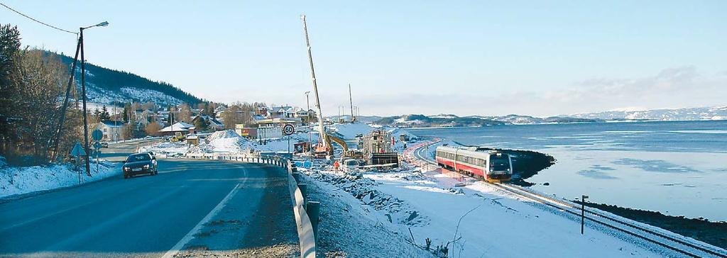 Den andre entreprisen Frøset- Sørlia N utføres av arbeidsfelleskapet Grunnarbeid as og Anton Letnes as. Entreprisene avsluttes mot slutten av 2008.