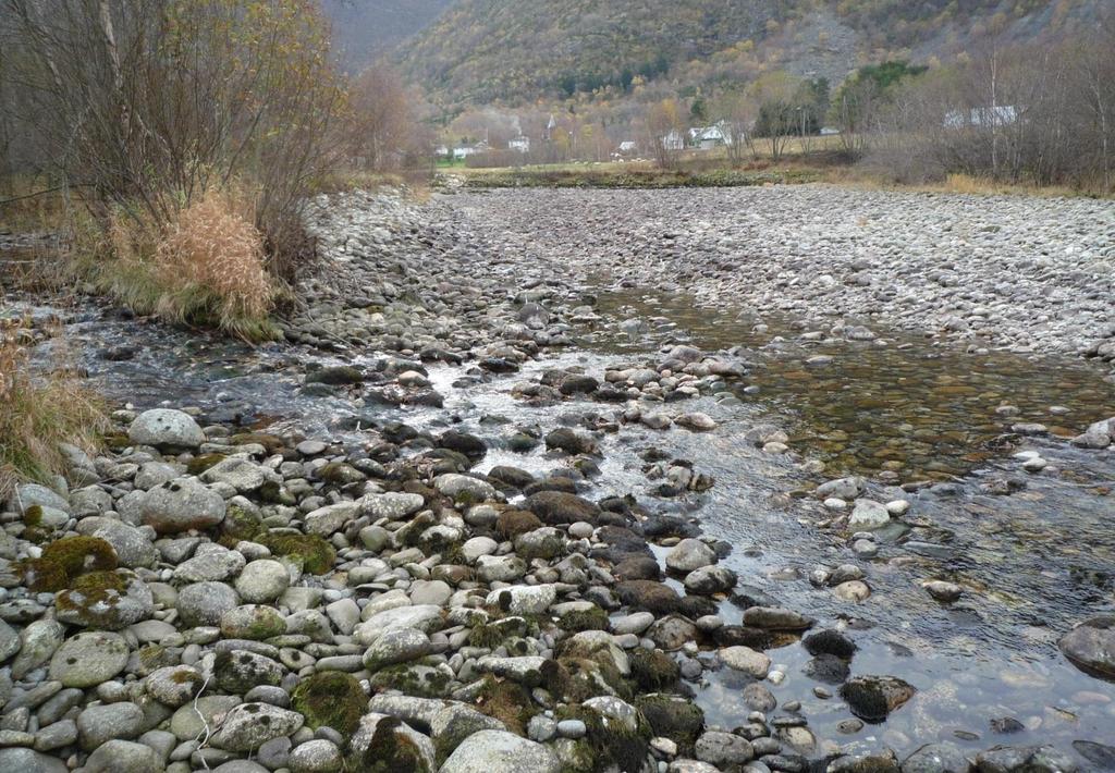 Feltforholdene i Lærdalselva 21.10.