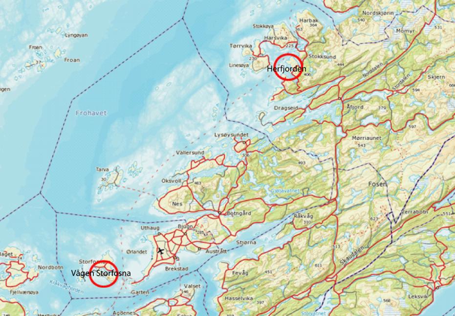 NIVA 7166-2017 5 Miljøgifter i sedimenter og blåskjell 5.1 Prøvetaking 5.1.1 Stasjoner NIVA gjennomførte feltarbeid i perioden 1.-2. september 2016 med innsamling av sedimenter i Vågen på Storfosna og sedimenter og blåskjell i Herfjorden (Figur 26).