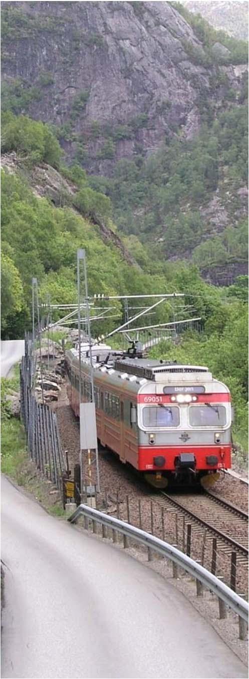 Banedivisjonen Banedivisjonen består av: 1 900 årsverk Forvalter, drifter og vedlikeholder infrastrukturen, inkl all sporgrunn: - 4 170 km jernbane - 251 km dobbeltspor - 2777 km er elektrifisert - 2