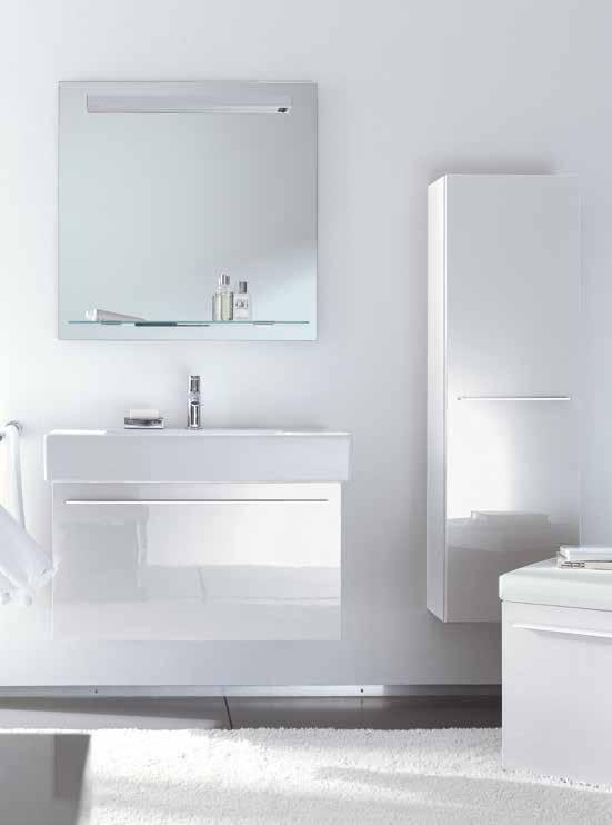 Duravit X-Large Innholdet er like viktig som utseendet. Et baderomsmøbel skal gi rom for praktisk oppbevaring.