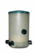 Kumsystemer Filtrering/fordeling/prøvetakning/pumpekum Filterkum Filterkummer benyttes i forbindelse med sekundærrensing av avløpsvann.
