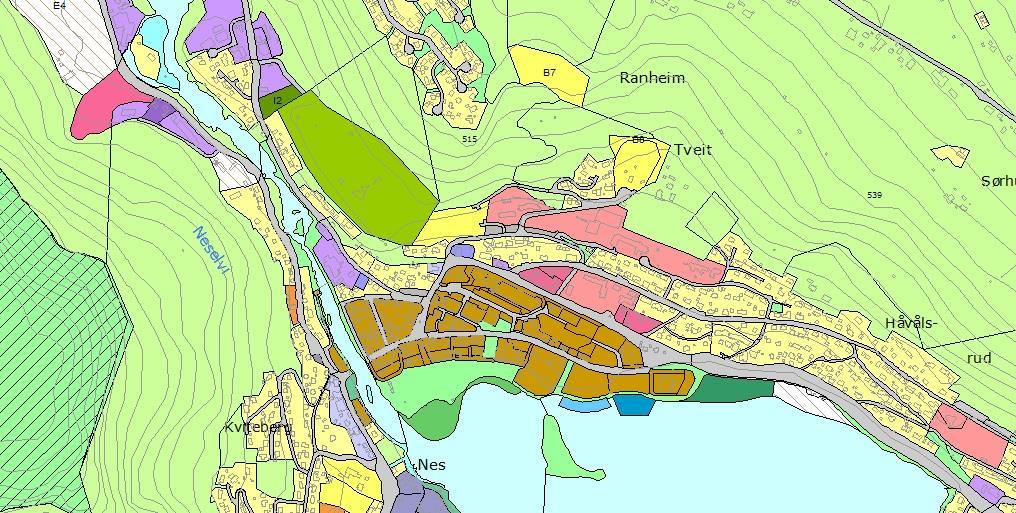 3.4 KOMMUNEPLANER Nord-Aurdal kommune vedtok i 2009 en revisjon av kommuneplanens arealdel, delplan for bygdene. Denne planen viser en mulig trase for E16, men denne traseen er ikke juridisk bindende.