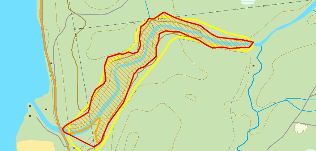 Naturfaglige registreringer av bekkeløfter 2014 Avgrensningsforslag