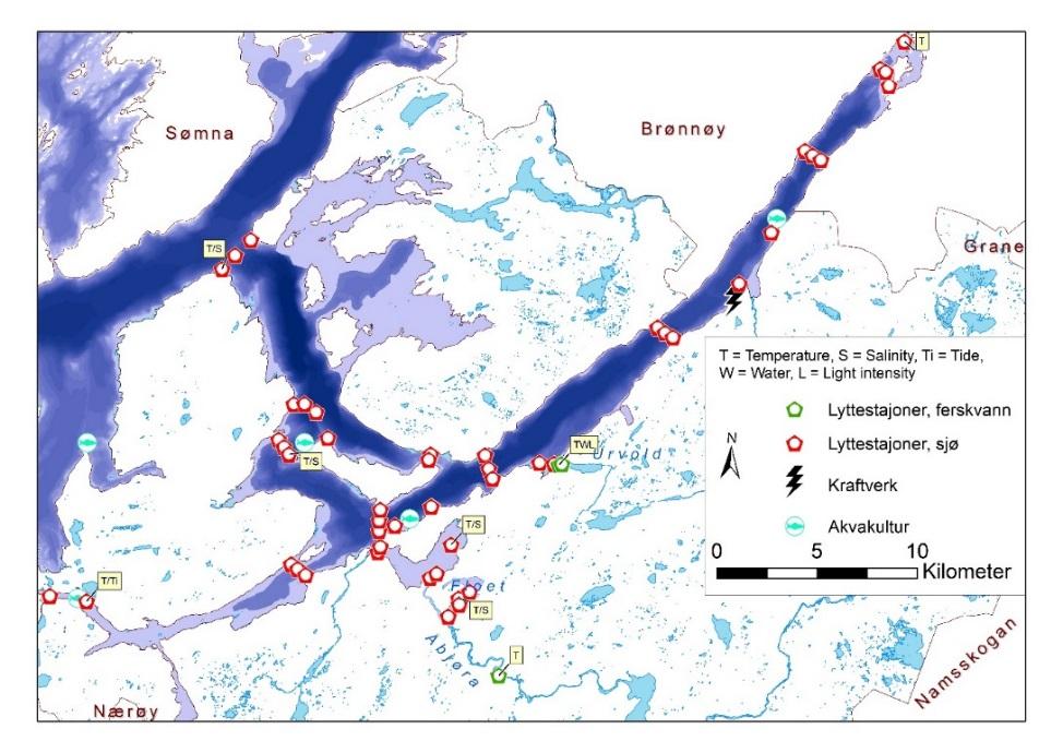 Kartlegging i midtnorske fjordsystemer siden 2011