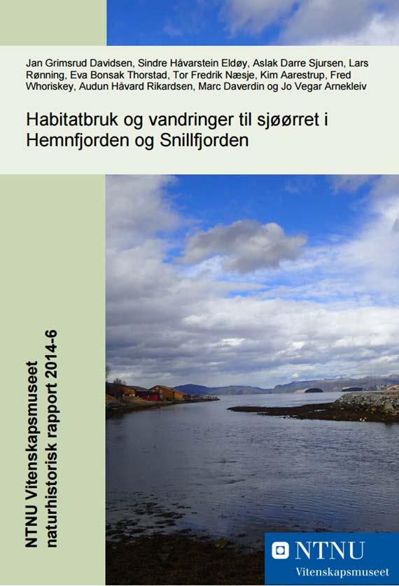 Vandringer vekk fra hjemmevassdraget (Hemnfjorden, April-Oktober) Avstand vandret vekk fra hjemmevassdraget: Kortvandrende individer (<4 km): 40% Medium vandrende